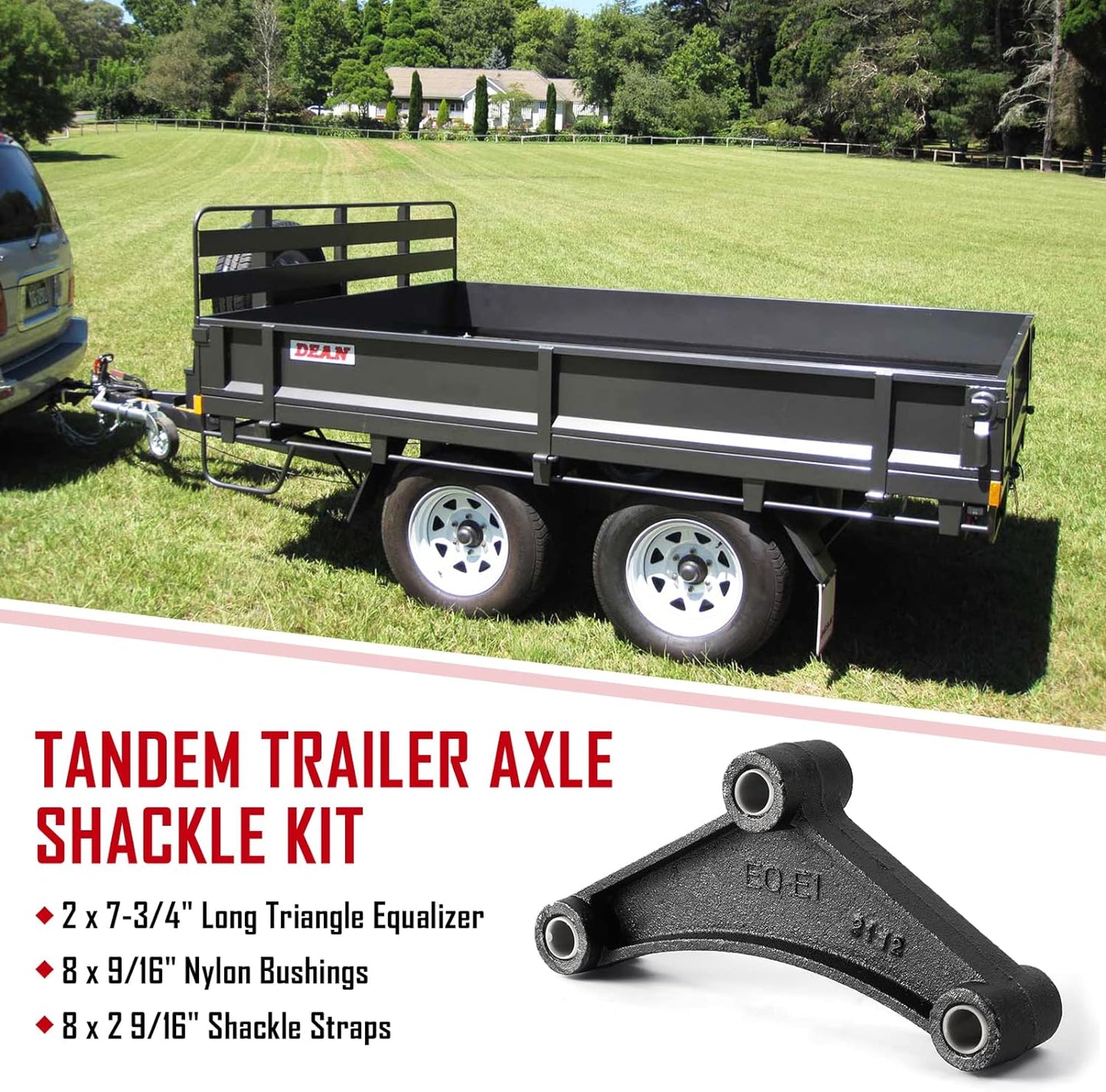 Trailer Shackle Kit (3.5K -5.2K Axles) - OHMU