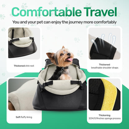 Luxurious Vegan Leather Booster Seat for Tiny Dogs