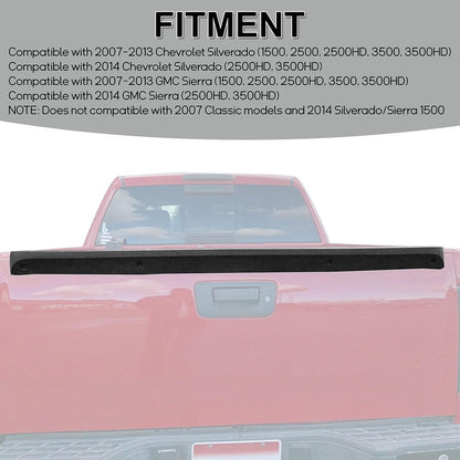 Tailgate Cap Spoiler for 2007-2013 Chevy/GMC 1500 & 2007-2014 HD - Replaces 25844299/GM1904104