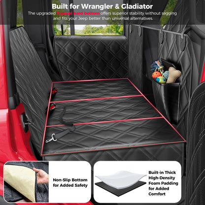 Jeep Wrangler/Gladiator Dog Car Seat Extender Hammock, Waterproof