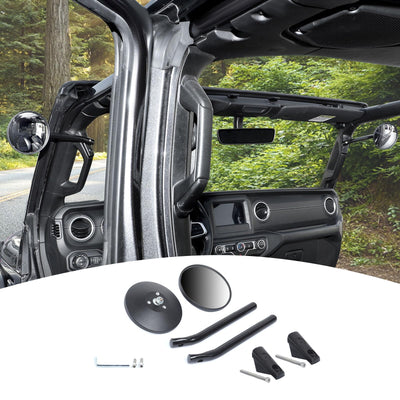 Wider View Door Off Mirrors for Jeep JL/JT