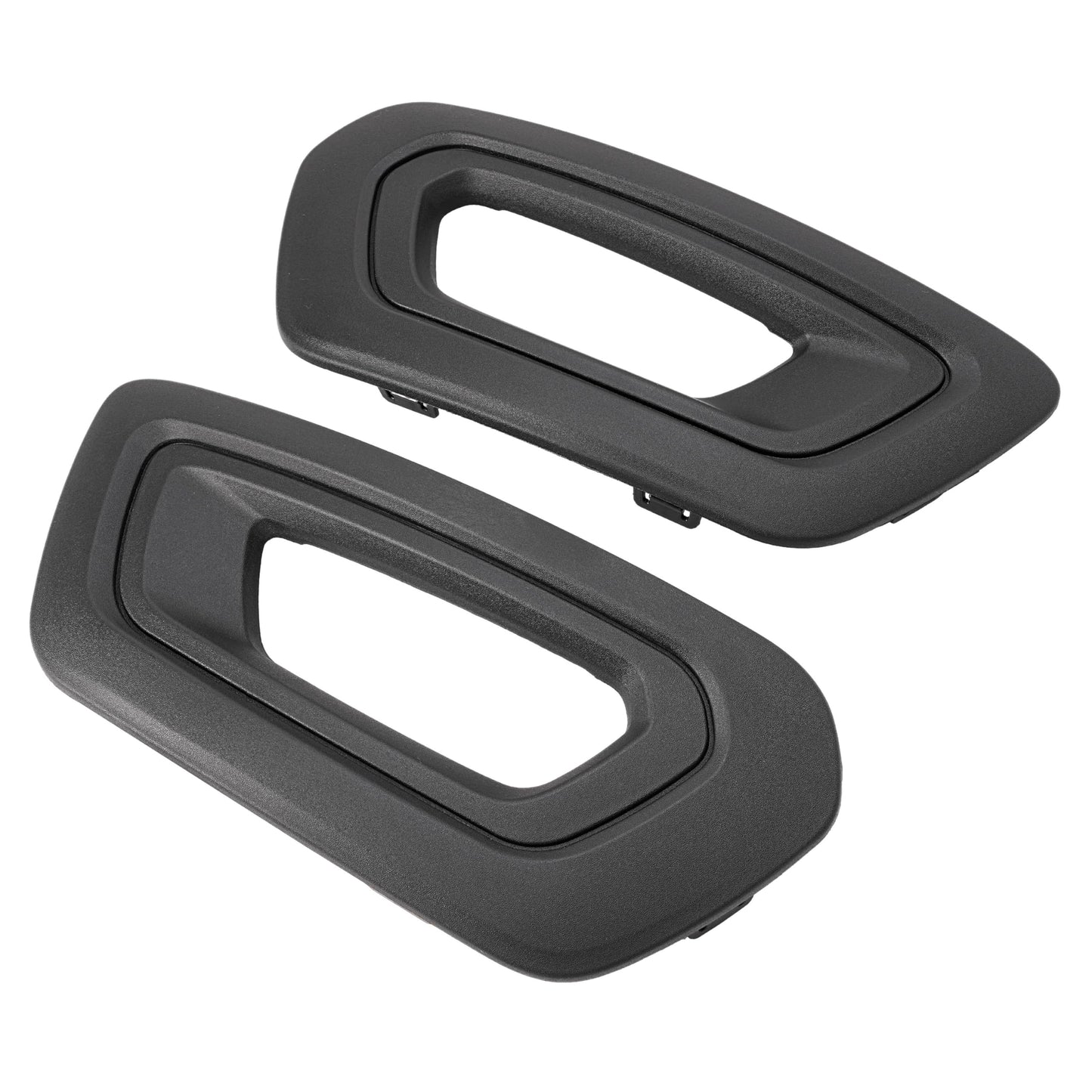 Ford Transit Fog Light Bezels, Left & Right Black PP Plastic Replacement