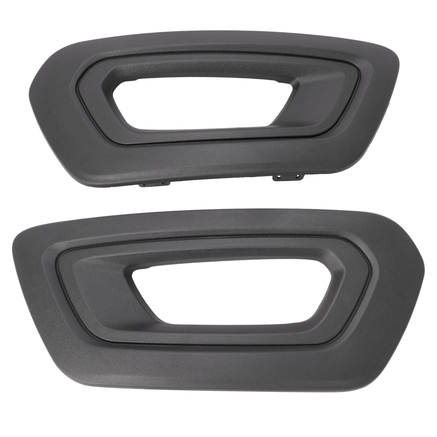 Ford Transit Fog Light Bezels, Left & Right Black PP Plastic Replacement