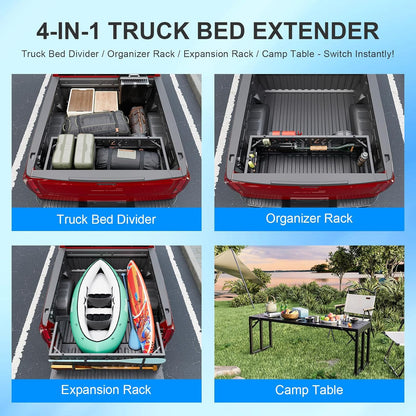 Tailgate Extender Compatible with 2019-2025 Chevy Silverado GMC Sierra Bed Extension Replacement for 2019-2025 Chevy Silverado Accessories