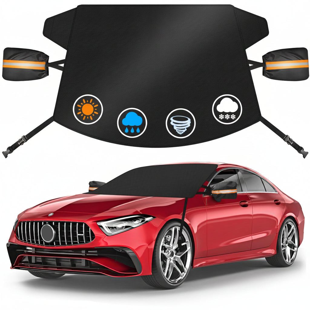 Car Windshield Snow Cover for Jeep Wrangler, Gladiator, Bronco