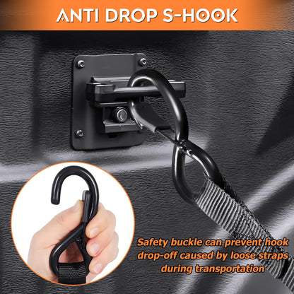 Retractable Ratchet Straps for Ford F-Series Truck Beds