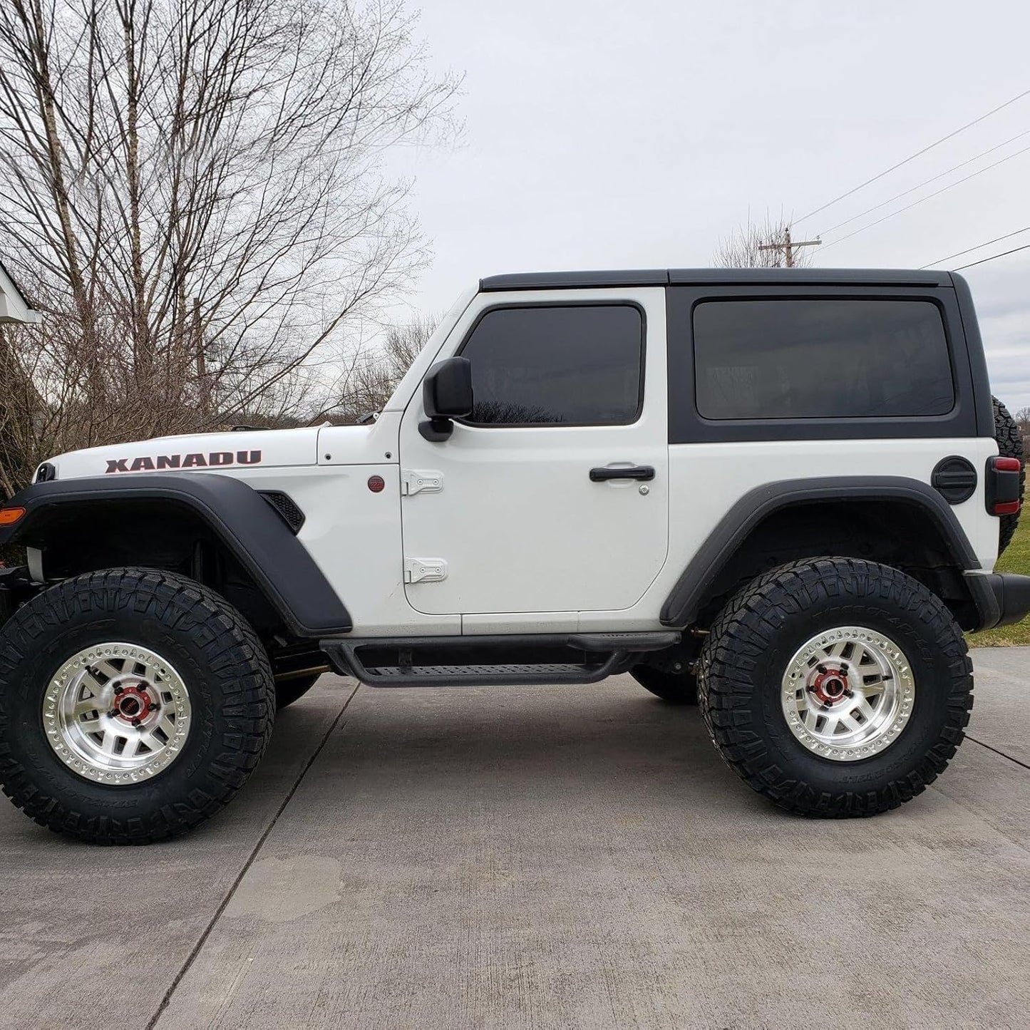 6" Two-Step Running Boards for 2007-2018 Jeep Wrangler JK 2-Door