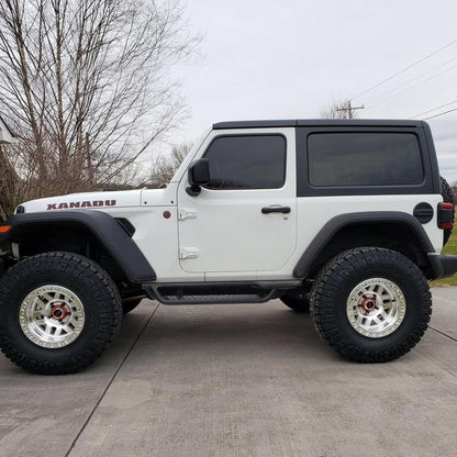 6" Two-Step Running Boards for 2007-2018 Jeep Wrangler JK 2-Door