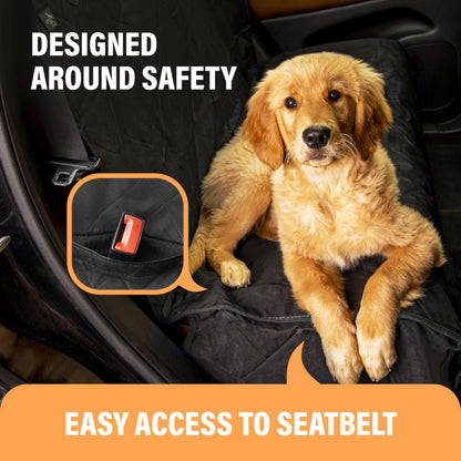 Durable Waterproof Nonslip Car Rear Seat Cover for Dogs