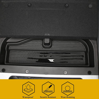 Cartaoo Lower Step Pad Rear Trunk Mat Compatible with 2021 2022 Ford Bronco Accessories, Waterproof, TPE Material