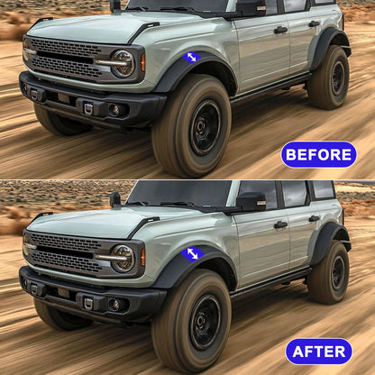 Widened Fender Flares Kit for 2021-2026 Ford Bronco 2/4 Door