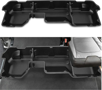 Under Seat Storage Box Compatible with 2019-2025 Dodge Ram 1500 Crew Cabs