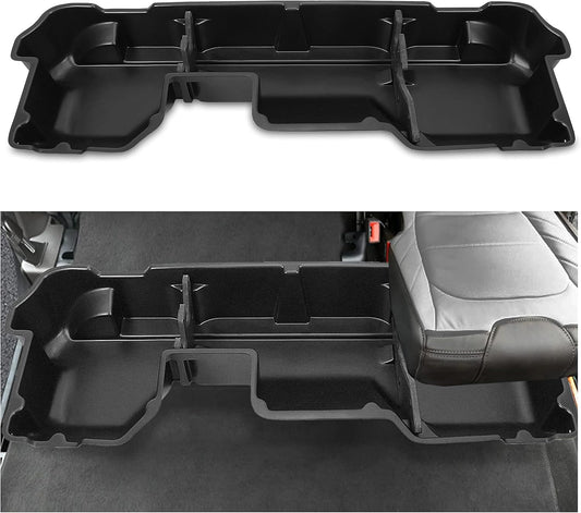 Under Seat Storage Box Compatible with 2019-2025 Dodge Ram 1500 Crew Cabs