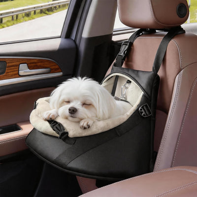 Luxurious Vegan Leather Booster Seat for Tiny Dogs