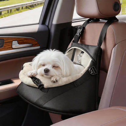 Luxurious Vegan Leather Booster Seat for Tiny Dogs