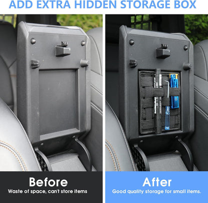 MOLLE Center Console Organizer for 2021-2026 Ford Bronco - Tactical Storage Pouch