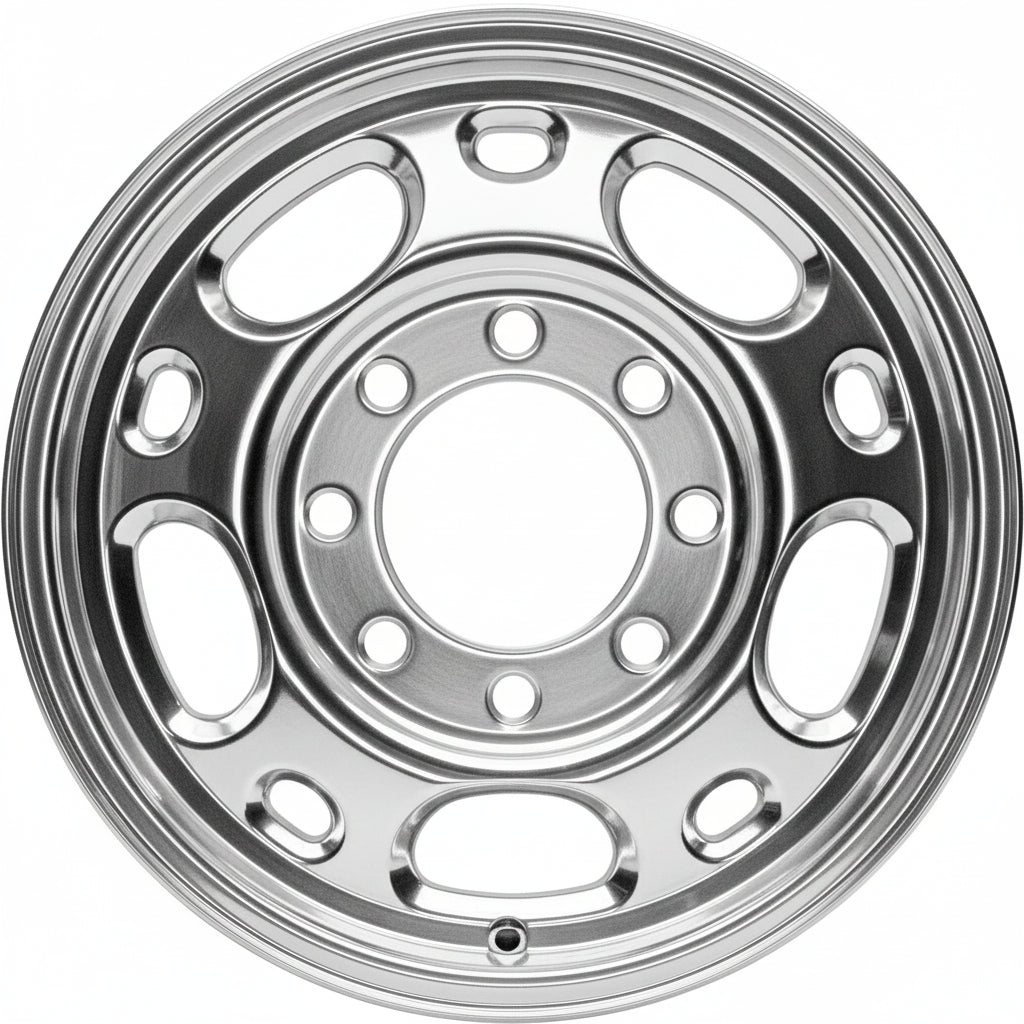 16x6.5" Polished Alloy Wheel for 1999-2010 Chevy/GMC 2500/3500 HD - ALY05079U80N