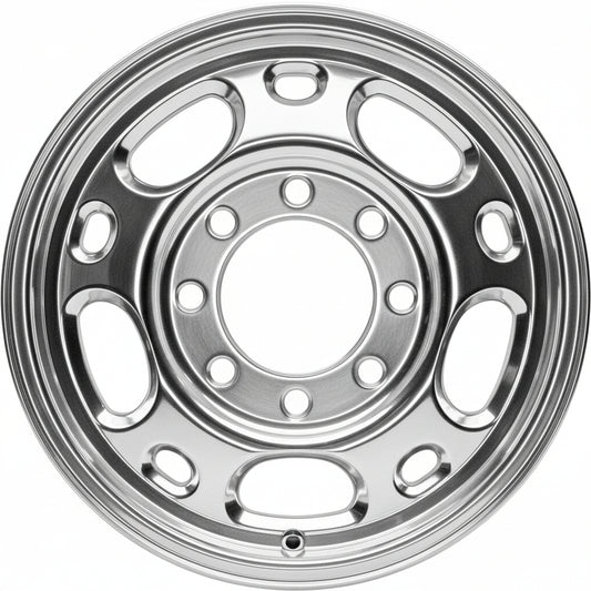 16x6.5" Polished Alloy Wheel for 1999-2010 Chevy/GMC 2500/3500 HD - ALY05079U80N