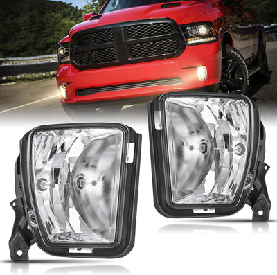 Fog Lights Assembly for 2013-2018 Dodge Ram 1500 2019-2021 RAM 1500 Classic