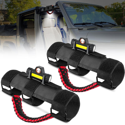 Dome Light w/ Grab Handle - Universal LED Interior Light for Jeep Roll Bars
