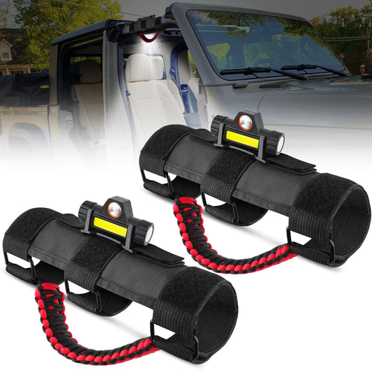 Dome Light w/ Grab Handle - Universal LED Interior Light for Jeep Roll Bars