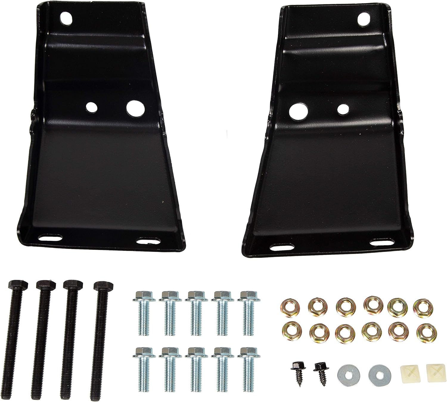 KUAFU Rear Step Bumper Assembly Compatible With 2002-2008 Dodge Ram 1500 2003-2009 Ram 2500 3500 Replace for CH1103111 CH1103108 W/Top Pads & & license Plate lamp Chrome