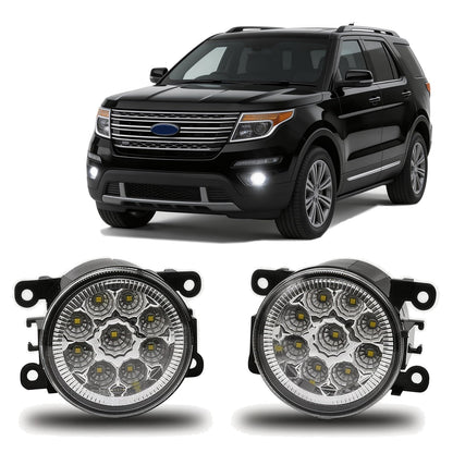 Clear Lens Fog Lights for Ford Explorer 2011-2015