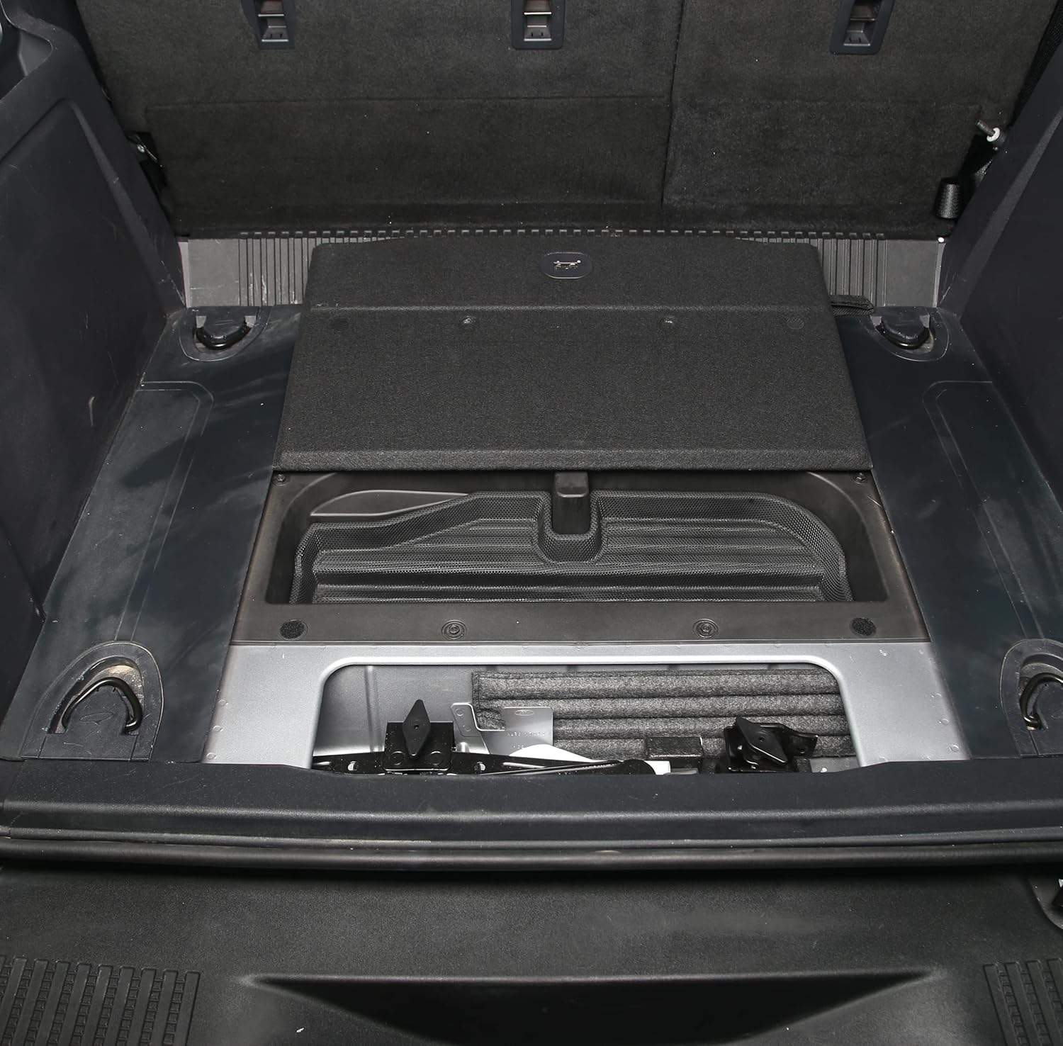 Cartaoo Lower Step Pad Rear Trunk Mat Compatible with 2021 2022 Ford Bronco Accessories, Waterproof, TPE Material
