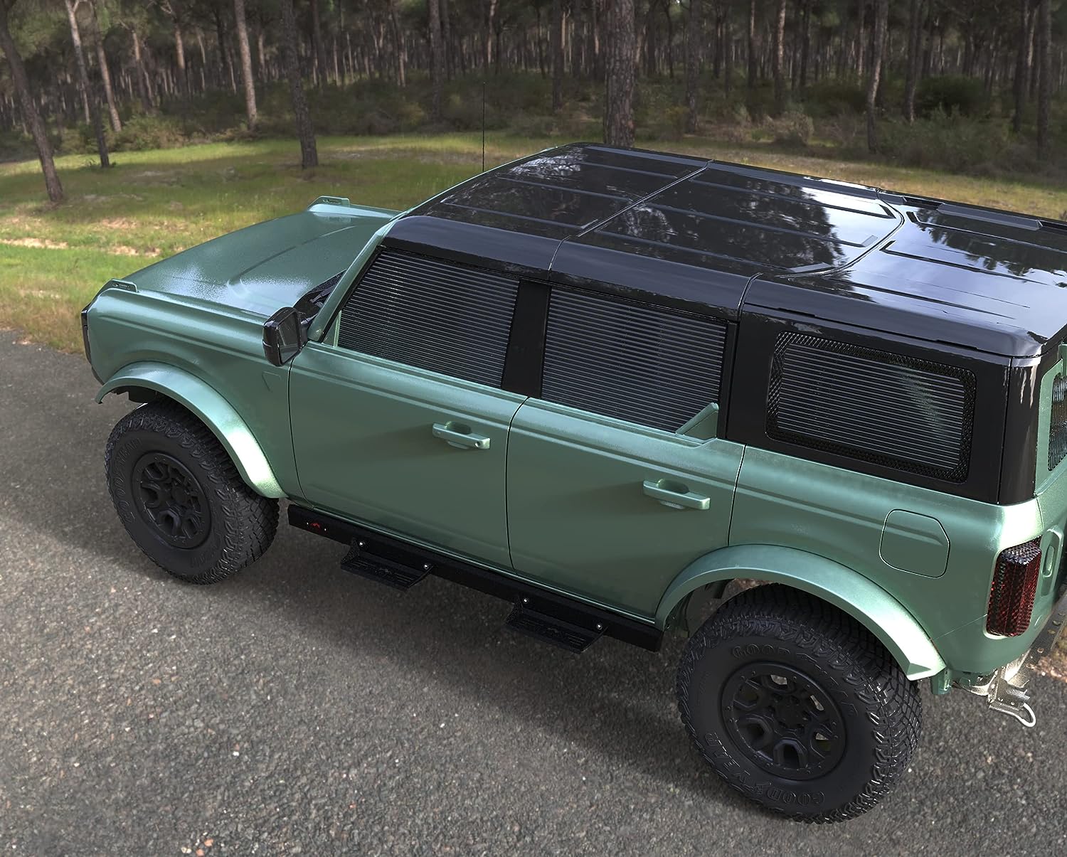 Running Boards for Ford Bronco 2021 2022 2023 2024 4 Door (NOT Sport) - OHMU