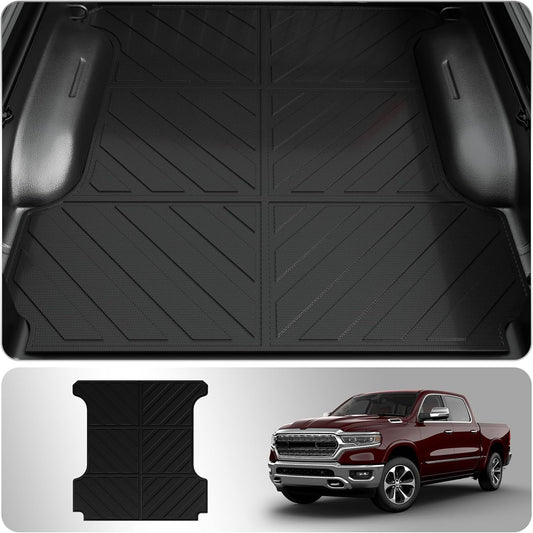 5.7 FT Truck Bed Mat Compatible with 2019-2024 Dodge Ram 1500 Bed Mat - OHMU