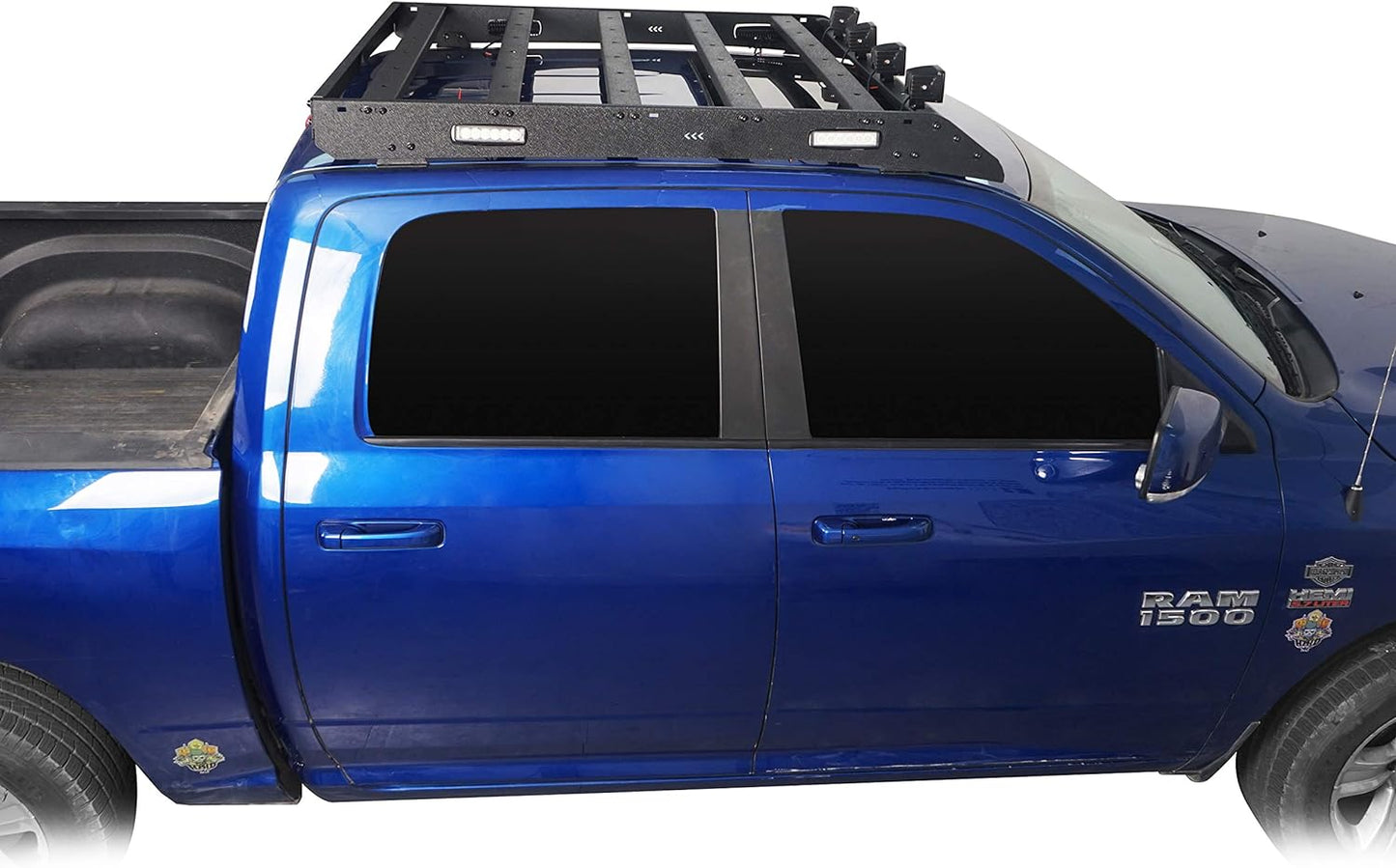 Roof Rack Crossbar Cargo Basket Luggage Carrier Compatible for Dodge Ram 1500 2009-2018