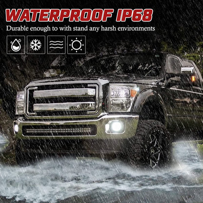 LED Fog Lights for Ford F-Series 2011-2016, Bumper Driving Lamp Kit