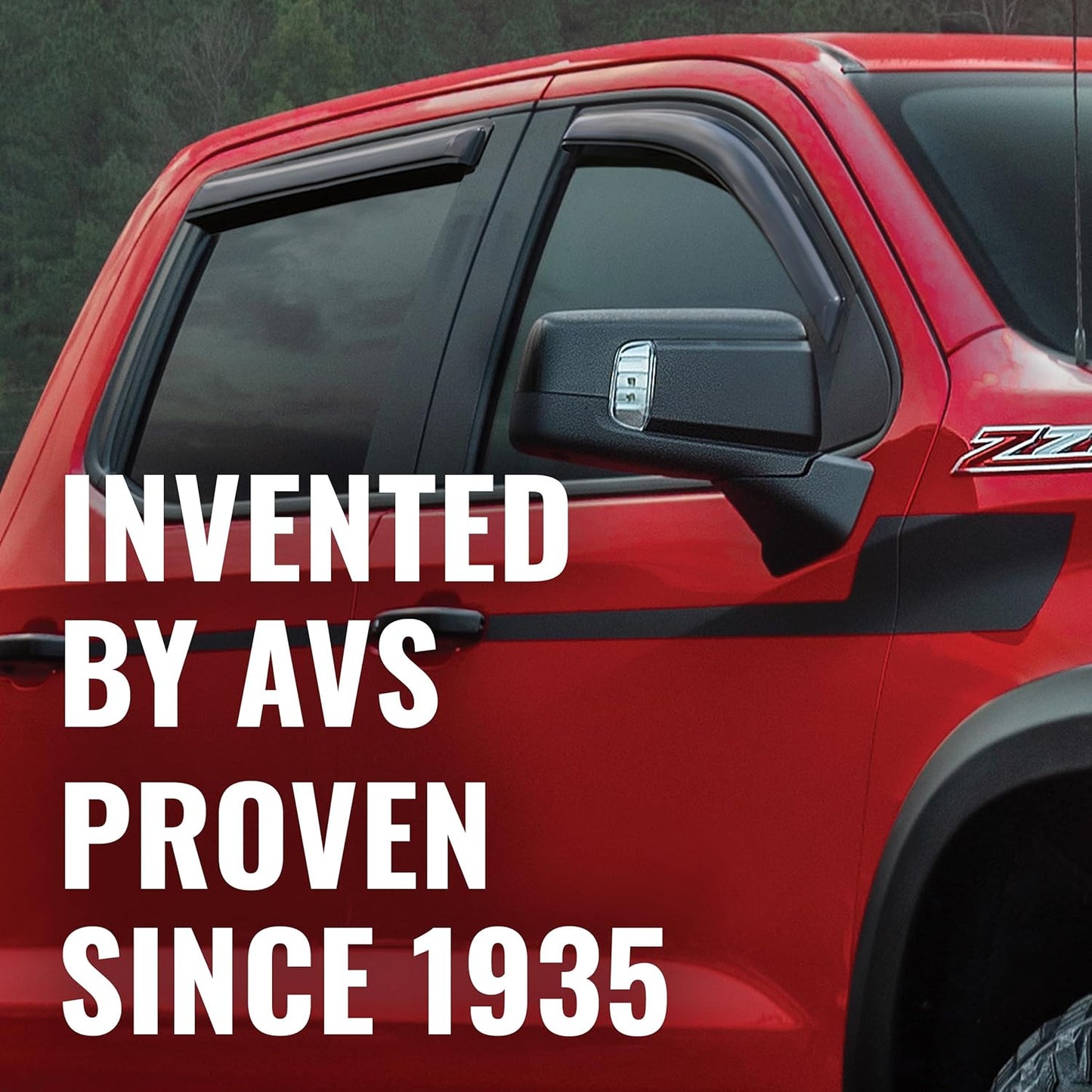 Outside Mount Rain Guards (4-PCS) for 2015-2026 Ford F-150 & F-Series SuperCrew Only (Smoke) - 94975