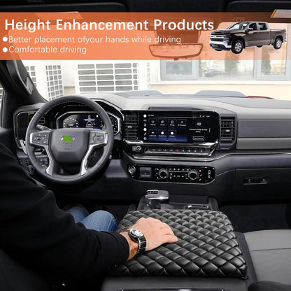 Center Console Cover for 2019-2026 Chevy/GMC 1500 & Full-Size SUVs - Anti-Scratch Armrest Cover