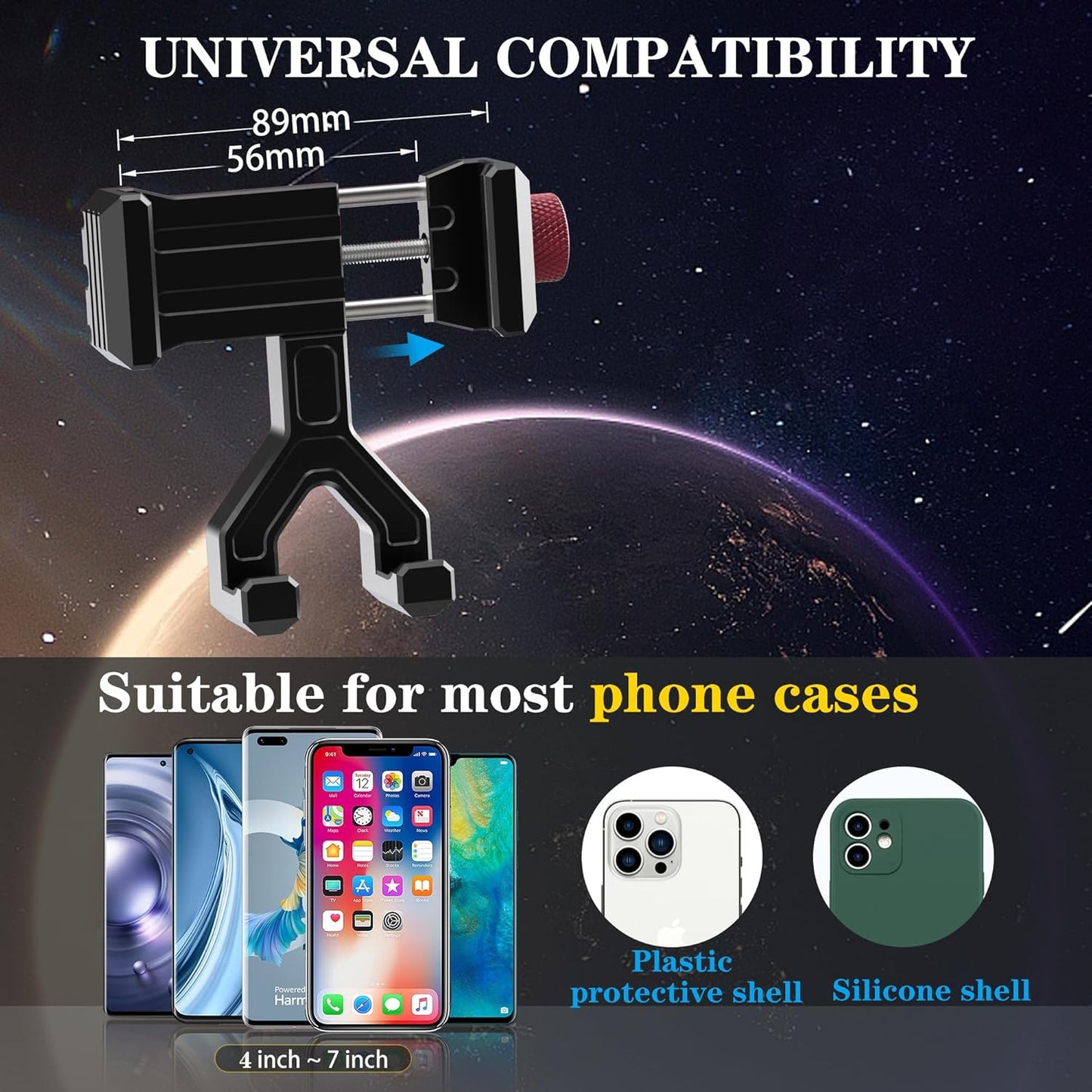 EASEORD Phone Mount Compatible with Ford F-150 2015-2020, Expedition 2018-2021, Super Duty 2017-2021, 360 Rotation Aluminum F150 Vent Cell Phone Holder for All Phone iPhone Android Smartphone