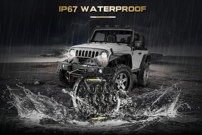 DOT Approved 7" Round LED Headlights (H6024) - Universal Black Fit