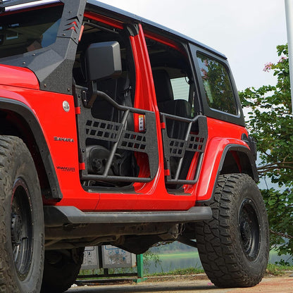 4 Doors textured Tube Half Guards for Jeep Wrangler JL Unlimited | Gladiator JT 2018-2024 - OHMU