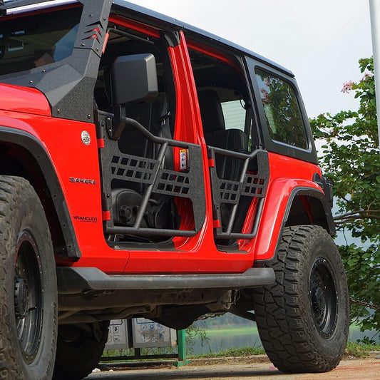 Wrangler JL Gladiator 4 Doors textured Tube Half Guards for Jeep Wrangler JL Unlimited | Gladiator JT 2018-2023