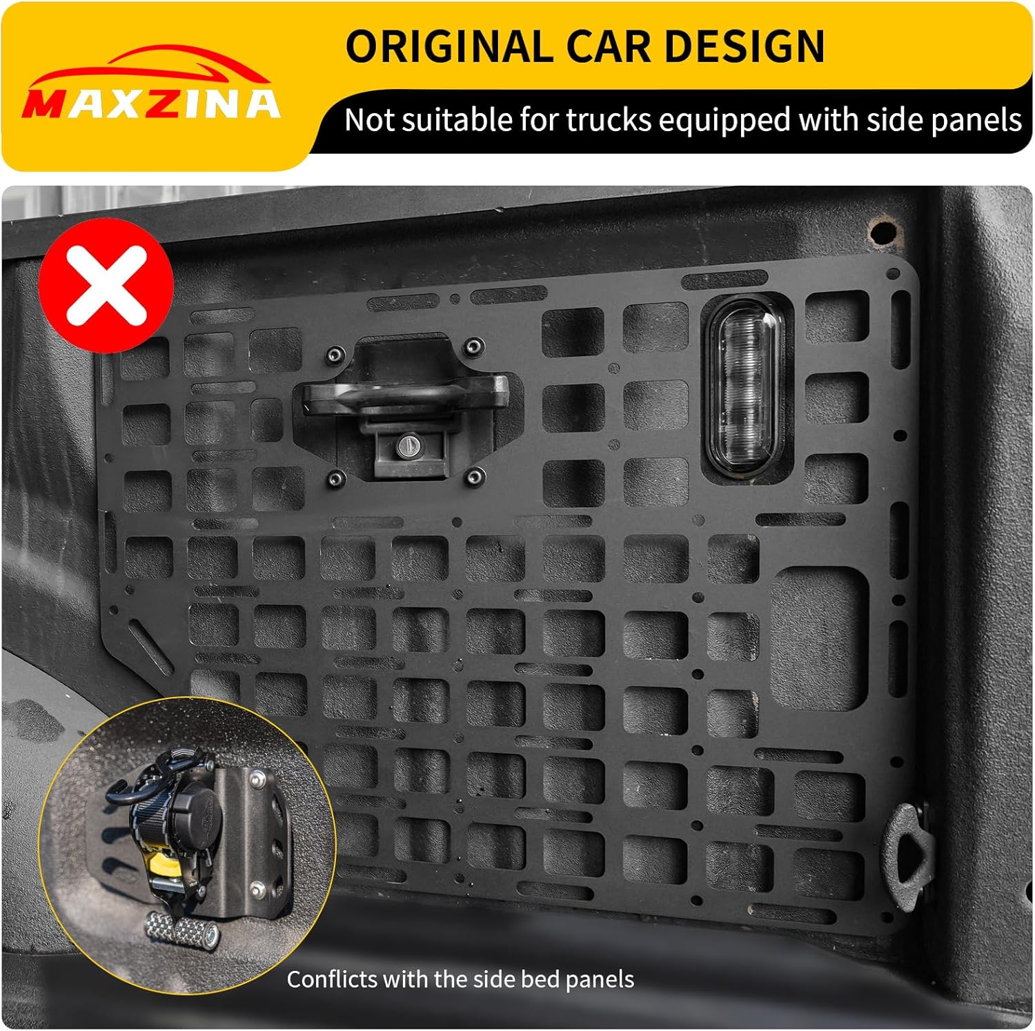 Retractable Ratchet Straps Compatible with 2015-2025 Ford F150 Retracting Straps 2PCS Auto Retract Securing Strap Tie Down System for 2024 F150 Accessories