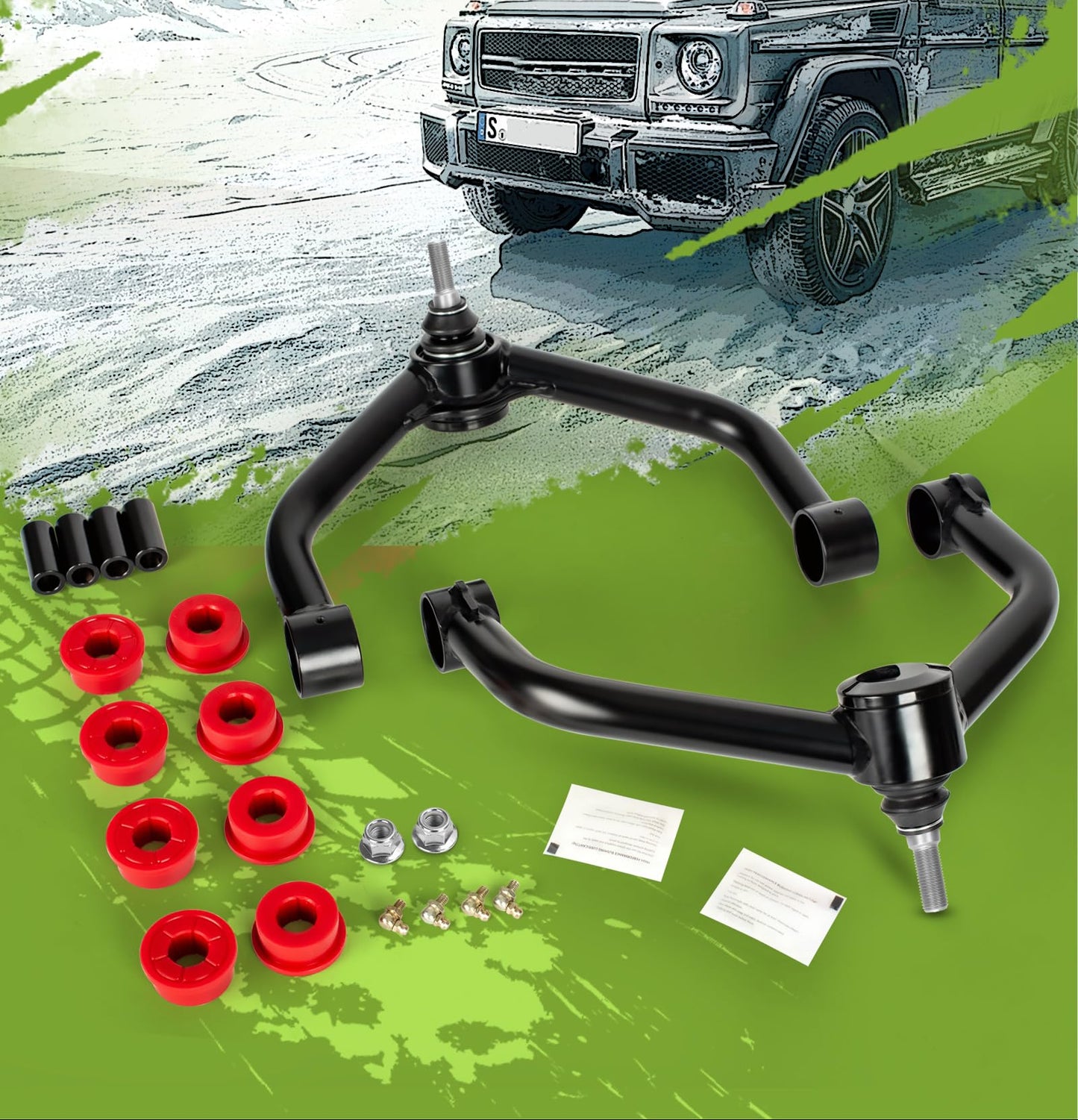 Front Adjustable Upper Control Arms (2-PCS) for 2011-2024 Ram 1500 4WD 2"-4" Lift