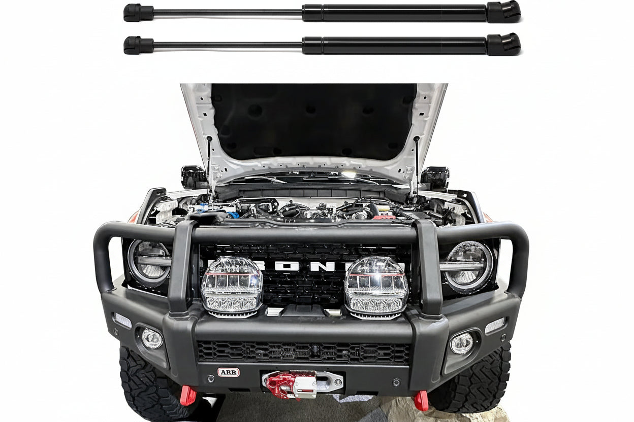 Hood Maxlift Plus System for 2021+ Ford Bronco - Bolt-In (All Black)