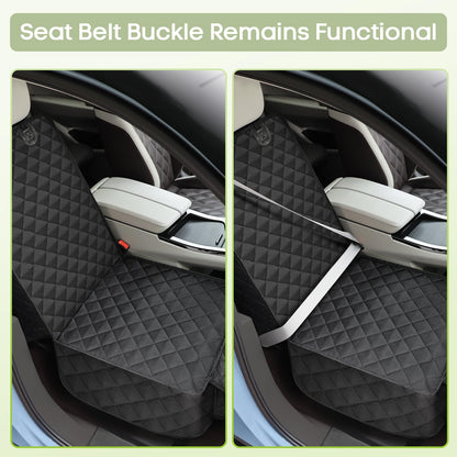 2-Pack Waterproof Dog Front Seat Covers - Full Protection w/Side Flaps, Universal for Car/Truck/SUV