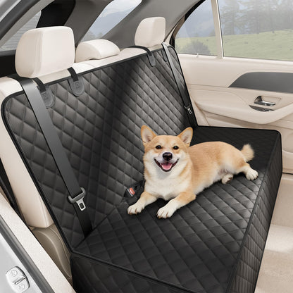 2-Pack Waterproof Dog Front Seat Covers - Full Protection w/Side Flaps, Universal for Car/Truck/SUV