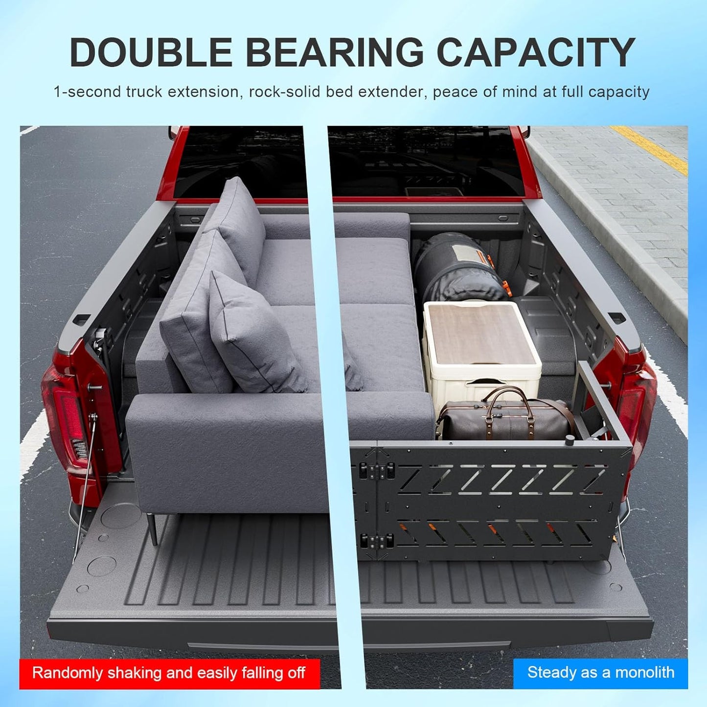 Tailgate Extender Compatible with 2019-2025 Chevy Silverado GMC Sierra Bed Extension Replacement for 2019-2025 Chevy Silverado Accessories