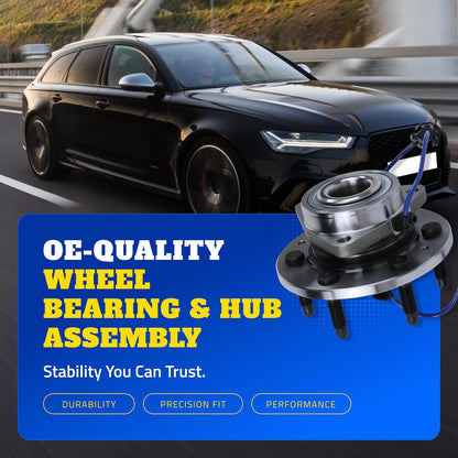 Heavy-Duty Front Wheel Hub Assembly for Chevy Silverado - Road Stability