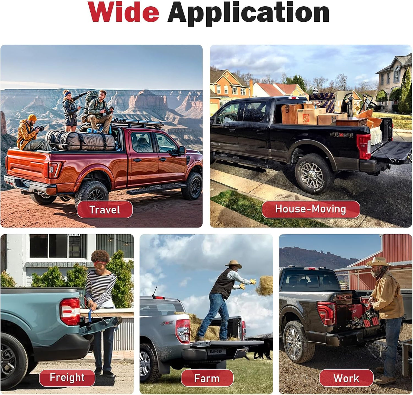 4PCS Tie Down Anchors fit for Ford F150 F250 F350 &Raptor (Include Lightning) 2015-2025 2026 Truck Bed Tie Downs Replacement for Boxlink Bed Tie Downs# FL3Z-99000A64-B Automotive Accessories