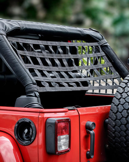 2-Pack Mesh Cargo Net / Hammock for Jeep Wrangler & Gladiator (1987-2022)