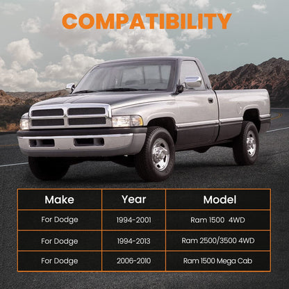 3.5" Front Leveling Kit for 1994-2013 Dodge Ram 1500/2500/3500 4WD - Coil Spacers