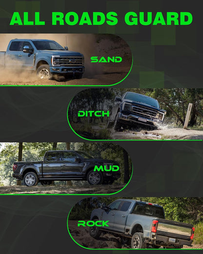 2X Truck Mud Flaps Fit for Ford F150 F250 F350 F450 Splash Guards Off-Road Style