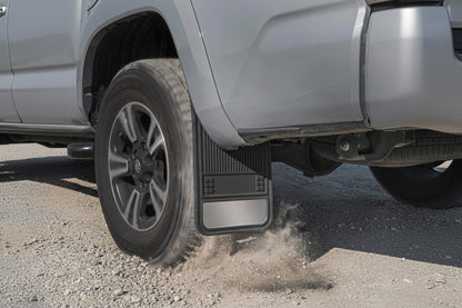 Heavy Duty Mud Flaps with Night Reflectors - 4-Pack Front & Rear